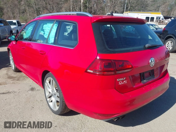 2015 Volkswagen Golf SportWagen TSI SE with VIN 3VWC17AU0FM505415, listed as a IAAI auction lot 41832346 with 79,254 mi miles. Bid and sale history available at carsss.com. Image 3.