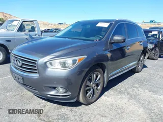2013 Infiniti JX35 with VIN 5N1AL0MM8DC317601, listed as a IAAI auction lot 40678694 with 142,221 mi miles and . Bid and sale history available at DreamBid. Image 17.
