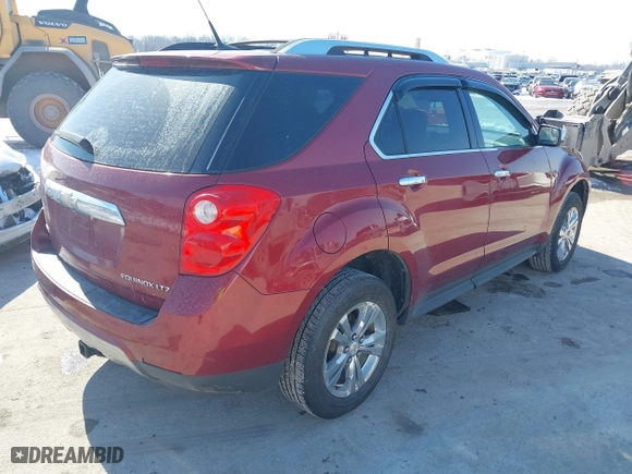 2012 Chevrolet Equinox LTZ with VIN 2GNALFEK4C6243709, listed as a IAAI auction lot 41629666 with 122,349 mi miles. Bid and sale history available at carsss.com. Image 4.