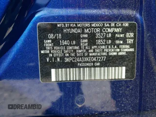 2019 Hyundai Accent SE with VIN 3KPC24A3XKE047277, listed as a Copart auction lot 41313613 with 40,528 mi miles. Bid and sale history available at carsss.com. Image 12.