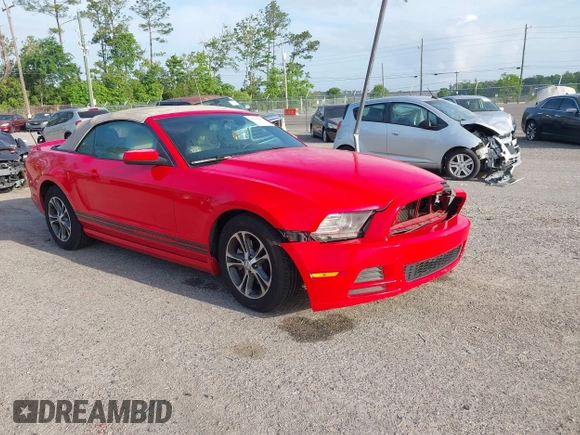 2014 Ford Mustang V6 with VIN 1ZVBP8EM9E5275890, listed as a IAAI auction lot 42101000 with 176,628 mi miles. Bid and sale history available at carsss.com. Image 1.