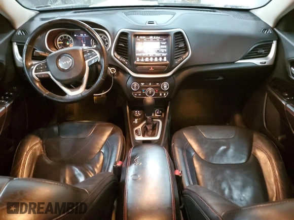 2014 Jeep Cherokee Trailhawk with VIN 1C4PJMBB2EW137916, listed as a Copart auction lot 44961445 with 119,145 mi miles and Salvage Title. Bid and sale history available at carsss.com. Image 8.