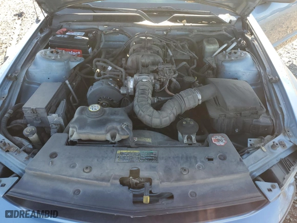 2005 Ford Mustang Deluxe with VIN 1ZVFT80N855158539, listed as a Copart auction lot 48141515 with 194,769 mi miles and Salvage Title. Bid and sale history available at carsss.com. Image 12.