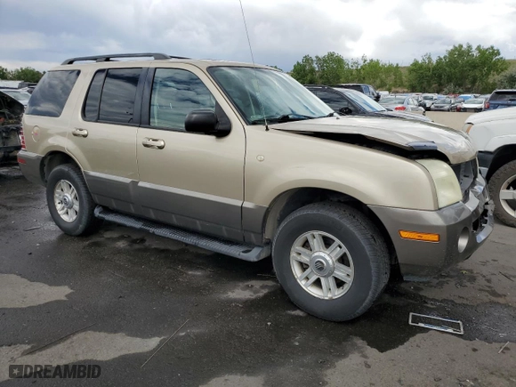 2003 Mercury Mountaineer Convenience with VIN 4M2ZU86K93UJ07655, listed as a Copart auction lot 58281074 with 158,775 mi miles and Salvage Title. Bid and sale history available at carsss.com. Image 4.