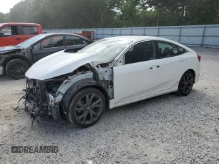2019 Honda Civic Sport with VIN 2HGFC2F83KH569998, listed as a Copart auction lot 63040534 with 80,843 mi miles and Salvage title. Bid and sale history available at DreamBid. Image 1.