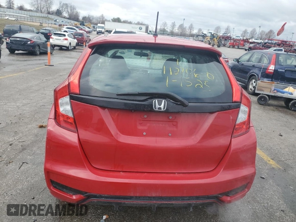 2018 Honda Fit Sport with VIN 3HGGK5H60JM732286, listed as a Copart auction lot 42337465 with 55,952 mi miles and Salvage Title. Bid and sale history available at carsss.com. Image 6.