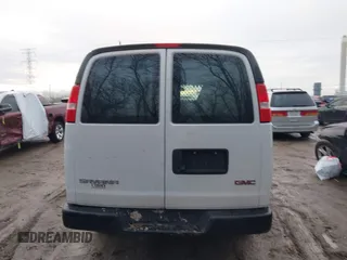 2023 GMC Savana Cargo Van with VIN 1GTW7AFP3P1103644, listed as a IAAI auction lot 41189909 with 138 mi miles. Bid and sale history available at carsss.com. Image 15.