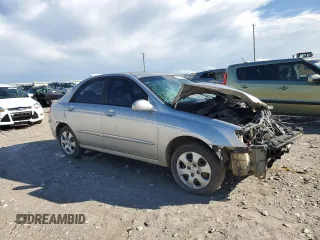 2007 Kia Spectra EX with VIN KNAFE121575476150, listed as a Copart auction lot 42900505 with Not provided miles and Salvage title. Bid and sale history available at DreamBid. Image 4.