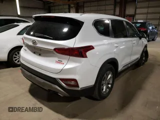 2019 Hyundai Santa Fe SE with VIN 5NMS2CAD4KH080458, listed as a Copart auction lot 64786912 with 43,874 mi miles. Bid and sale history available at carsss.com. Image 4.