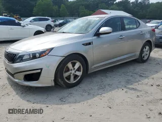 2015 Kia Optima LX with VIN KNAGM4A7XF5583532, listed as a Copart auction lot 60408125 with 108,622 mi miles and Clean title. Bid and sale history available at DreamBid. Image 1.