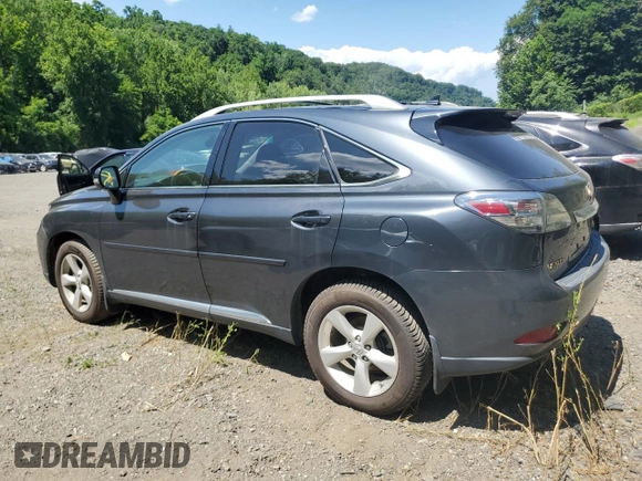 2010 Lexus RX 350 with VIN 2T2BK1BA1AC078529, listed as a Copart auction lot 61037725 with 121,871 mi miles and Salvage title. Bid and sale history available at DreamBid. Image 2.