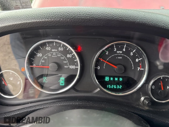 2012 Jeep Wrangler Unlimited Sport with VIN 1C4BJWDG5CL289329, listed as a Copart auction lot 65816775 with 152,632 mi miles and Clean title. Bid and sale history available at DreamBid. Image 8.