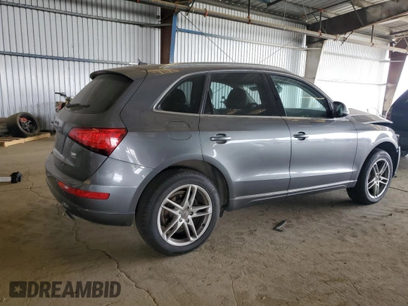 2014 Audi Q5 Premium Plus with VIN WA1LFAFP8EA060500, listed as a Copart auction lot 62337165 with 97,598 mi miles and Salvage title. Bid and sale history available at DreamBid. Image 3.