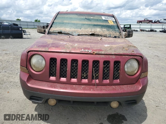 2015 Jeep Patriot Latitude with VIN 1C4NJPFA3FD240611, listed as a Copart auction lot 56467035 with Not provided miles and Salvage title. Bid and sale history available at DreamBid. Image 5.