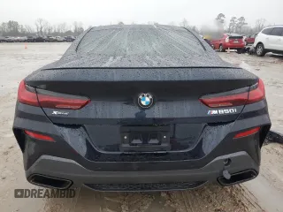 2024 BMW 8 Series M850i xDrive with VIN WBABC4C07RCP91011, listed as a Copart auction lot 42949665 with Not Provided miles and Salvage Title. Bid and sale history available at DreamBid. Image 6.