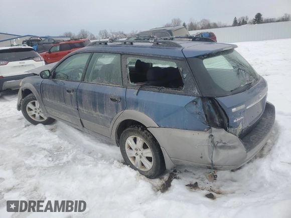 2005 Subaru Legacy Outback z VIN 4S4BP61C057316427, wystawiony jako Copart lot #46159615 z przebiegiem 108 665 mil mil oraz Szkody całkowita. Historia ofert i sprzedaży dostępna na DreamBid. Obrazek 2.