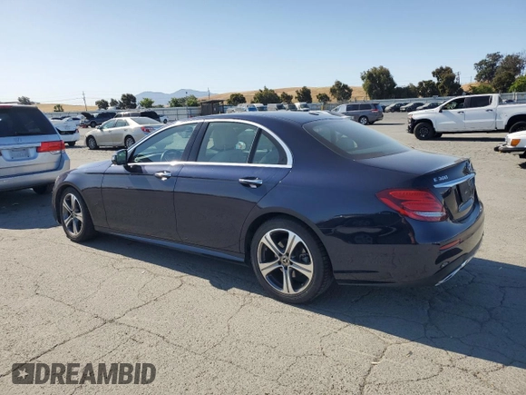 2019 Mercedes-Benz E 300 with VIN WDDZF4JBXKA596623, listed as a Copart auction lot 58377775 with 44,951 mi miles and Salvage title. Bid and sale history available at DreamBid. Image 2.