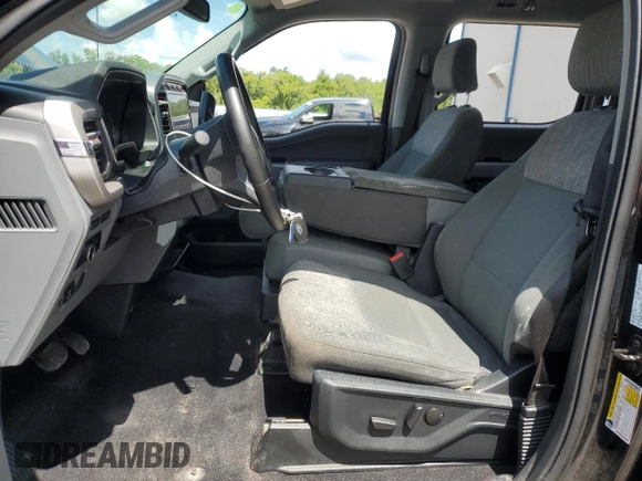 2023 Ford F-150 XL with VIN 1FTFW1E88PFC77984, listed as a Copart auction lot 62222845 with 36,957 mi miles and Salvage title. Bid and sale history available at DreamBid. Image 7.