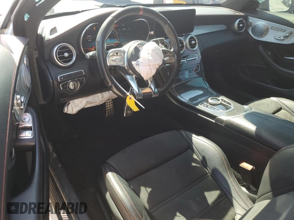 2021 Mercedes-Benz C 43 AMG with VIN W1KWJ6EB8MG056601, listed as a Copart auction lot 56925994 with 40,914 mi miles and Non repairable. Bid and sale history available at DreamBid. Image 8.