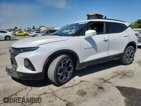 2020 Chevrolet Blazer RS with VIN 3GNKBERS4LS717851, listed as a Copart auction lot 58270685 with 23,674 mi miles and Salvage title. Bid and sale history available at DreamBid. Image 1.