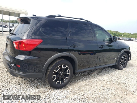 2019 Nissan Pathfinder SL with VIN 5N1DR2MN9KC654050, listed as a Copart auction lot 57473925 with 51,904 mi miles and Salvage title. Bid and sale history available at DreamBid. Image 3.