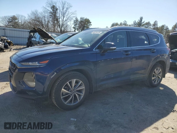 2020 Hyundai Santa Fe Limited with VIN 5NMS5CAD6LH274031, listed as a Copart auction lot 48226125 with 25,676 mi miles and Salvage Title. Bid and sale history available at carsss.com. Image 1.