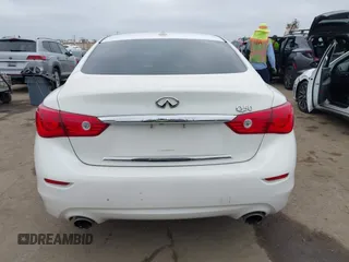 2015 Infiniti Q50 Premium z VIN JN1BV7AP2FM344044, wystawiony jako IAAI lot #42217012 z przebiegiem 155 714 mil mil oraz . Historia ofert i sprzedaży dostępna na DreamBid. Obrazek 16.