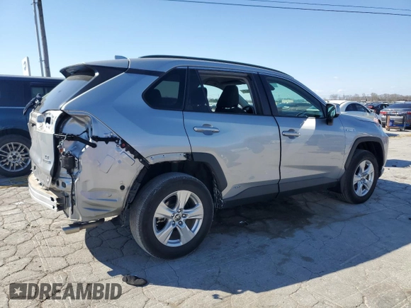 2021 Toyota RAV4 Hybrid LE with VIN 2T3M6RFV2MW013499, listed as a Copart auction lot 50234635 with 49,114 mi miles and Salvage Title. Bid and sale history available at carsss.com. Image 3.
