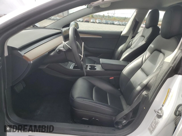 2023 Tesla Model 3 with VIN 5YJ3E1EA9PF450392, listed as a Copart auction lot 48534385 with 36,829 mi miles and Salvage Title. Bid and sale history available at DreamBid. Image 7.
