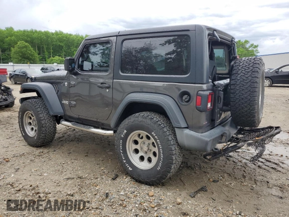 2019 Jeep Wrangler Sport S с VIN 1C4GJXAG1KW579094, выставлен на аукционе Copart как лот 55410525 с пробегом 53 915 миль миль и Списание • Salvage title. История ставок и продаж доступна на DreamBid. Изображение 2.