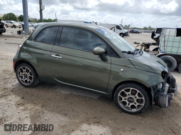 2018 FIAT 500 Pop with VIN 3C3CFFKH8JT503446, listed as a Copart auction lot 49718335 with 97,662 mi miles and Salvage Title. Bid and sale history available at carsss.com. Image 4.