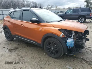 2021 Nissan Kicks SR with VIN 3N1CP5DV8ML559898, listed as a Copart auction lot 48545595 with 31,822 mi miles and Salvage Title. Bid and sale history available at DreamBid. Image 4.