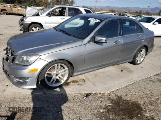 2013 Mercedes-Benz C-Class C 250 Sport with VIN WDDGF4HB4DR259334, listed as a Copart auction lot 47286365 with 96,594 mi miles and Salvage Title. Bid and sale history available at carsss.com. Image 1.