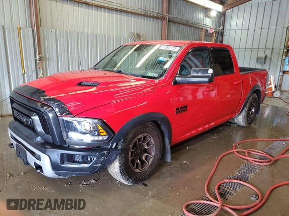 2016 Ram 1500 Rebel z VIN 1C6RR7YT4GS104758, wystawiony jako Copart lot #57092725 z przebiegiem 157 217 mil mil oraz Tytuł czysty. Historia ofert i sprzedaży dostępna na DreamBid. Obrazek 1.