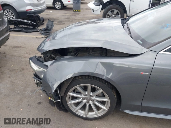2016 Audi A5 Premium Plus with VIN WAUM2AFR1GA053119, listed as a IAAI auction lot 41724238 with 128,639 mi miles. Bid and sale history available at carsss.com. Image 6.