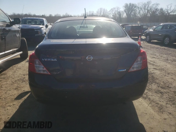2012 Nissan Versa S with VIN 3N1CN7AP6CL941143, listed as a Copart auction lot 43825935 with 120,919 mi miles and Salvage Title. Bid and sale history available at carsss.com. Image 6.