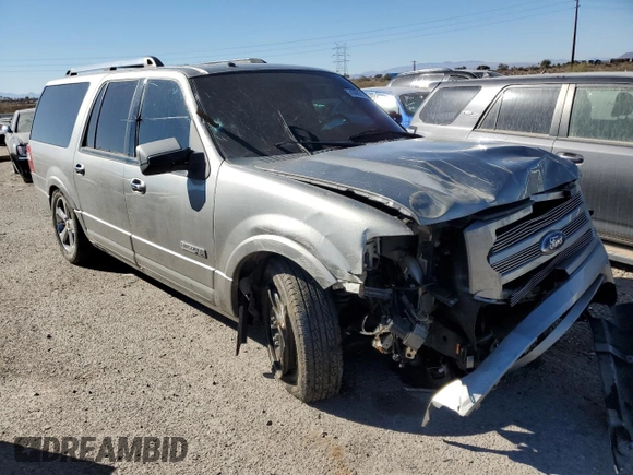 2008 Ford Expedition EL Limited with VIN 1FMFK20538LA12614, listed as a Copart auction lot 43982575 with 150,949 mi miles and Salvage Title. Bid and sale history available at carsss.com. Image 4.