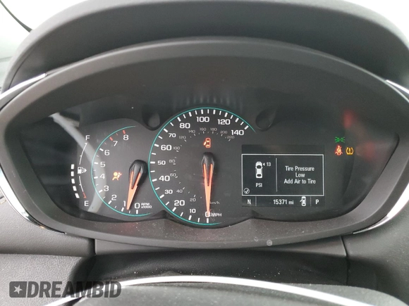 2022 Chevrolet Trax LS with VIN KL7CJNSM6NB549413, listed as a Copart auction lot 45090735 with 15,371 mi miles and Salvage Title. Bid and sale history available at carsss.com. Image 9.