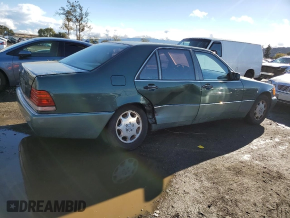 1994 Mercedes-Benz S with VIN WDBGA43E1RA162445, listed as a Copart auction lot 80346564 with 110,224 mi miles and Clean Title. Bid and sale history available at DreamBid. Image 3.