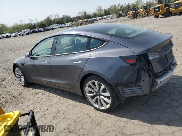 2020 Tesla Model 3 Long Range with VIN 5YJ3E1EB5LF589907, listed as a Copart auction lot 54778655 with 45,194 mi miles and Salvage Title. Bid and sale history available at DreamBid. Image 2.