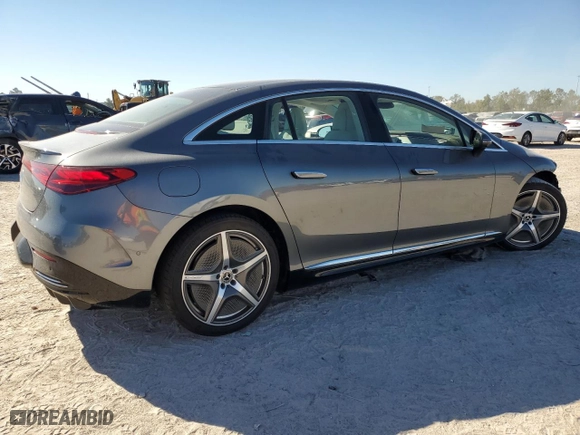 2023 Mercedes-Benz EQE with VIN W1KEG2BB1PF015017, listed as a Copart auction lot 81101714 with 8,119 mi miles and Salvage Title. Bid and sale history available at carsss.com. Image 3.