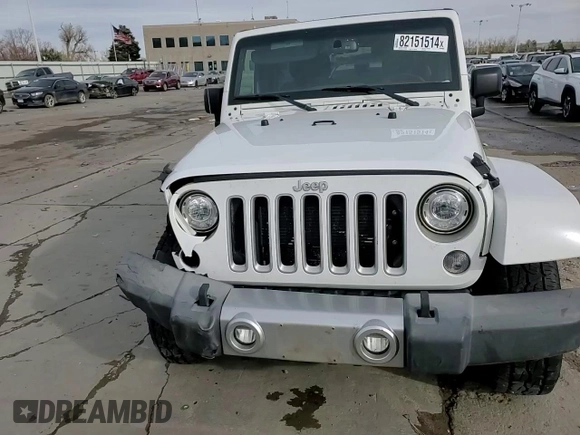 2018 Jeep Wrangler JK Unlimited Sahara with VIN 1C4HJWEG0JL923653, listed as a Copart auction lot 82151514 with 108,737 mi miles and Non Repairable. Bid and sale history available at carsss.com. Image 14.