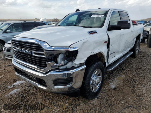 2021 Ram 2500 Big Horn with VIN 3C6UR5DJ7MG522382, listed as a Copart auction lot 44775674 with 54,499 mi miles. Bid and sale history available at carsss.com. Image 1.