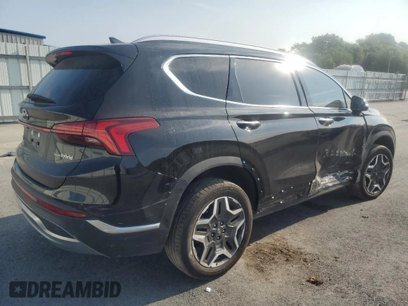 2022 Hyundai Santa Fe Hybrid Limited with VIN KM8S5DA12NU055022, listed as a Copart auction lot 70928634 with 32,367 mi miles and Salvage Title. Bid and sale history available at carsss.com. Image 3.