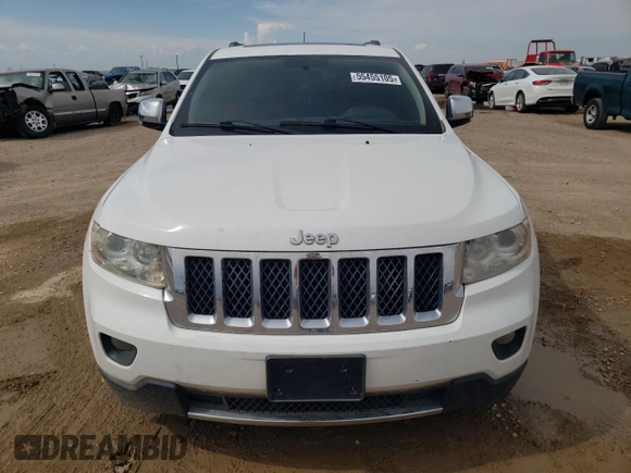 2013 Jeep Grand Cherokee Overland with VIN 1C4RJFCT2DC650336, listed as a Copart auction lot 55455105 with 129,858 mi miles and Clean Title. Bid and sale history available at carsss.com. Image 5.
