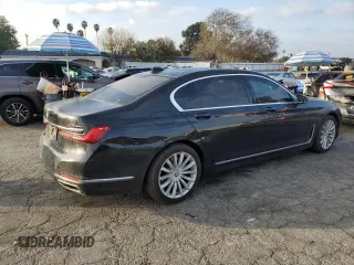 2022 BMW 7 Series 740i with VIN WBA7T2C02NCH89884, listed as a Copart auction lot 89294435 with 64,055 mi miles and Clean Title. Bid and sale history available at carsss.com. Image 3.