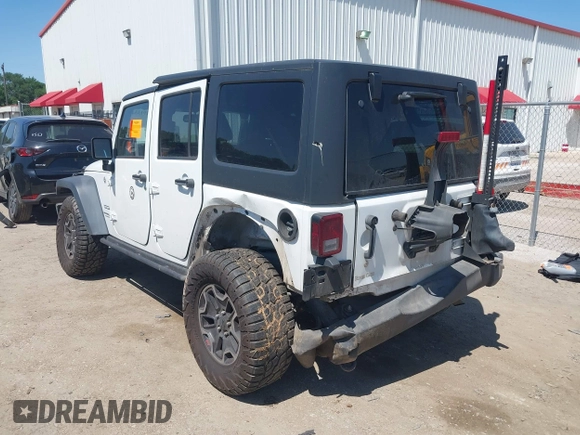 2014 Jeep Wrangler Unlimited Sport with VIN 1C4BJWDG1EL121190, listed as a IAAI auction lot 41913348 with 162,066 mi miles and . Bid and sale history available at DreamBid. Image 3.