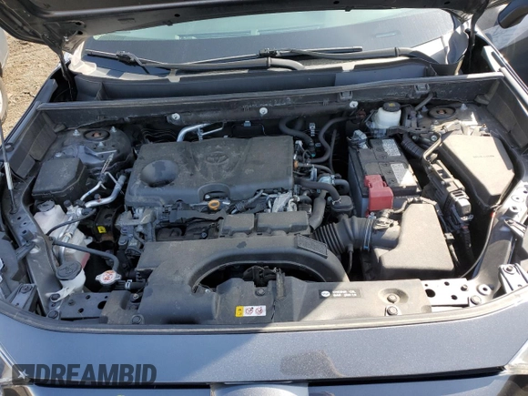 2021 Toyota RAV4 XLE with VIN 2T3W1RFV8MC098471, listed as a Copart auction lot 50675815 with 56,949 mi miles and Salvage Title. Bid and sale history available at carsss.com. Image 12.