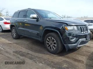 2014 Jeep Grand Cherokee Limited with VIN 1C4RJFBG4EC220054, listed as a IAAI auction lot 42050036 with 100,552 mi miles and . Bid and sale history available at DreamBid. Image 1.