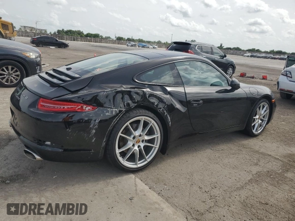 2013 Porsche 911 Carrera with VIN WP0AA2A91DS106896, listed as a Copart auction lot 61934304 with Not Provided miles and Salvage Title. Bid and sale history available at carsss.com. Image 3.